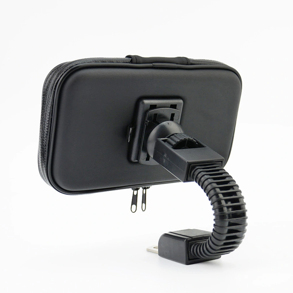 Weather Resist Rotation Waterproof Case Mount Holder Bike Bag for 4 Inch Phone (Small Size)