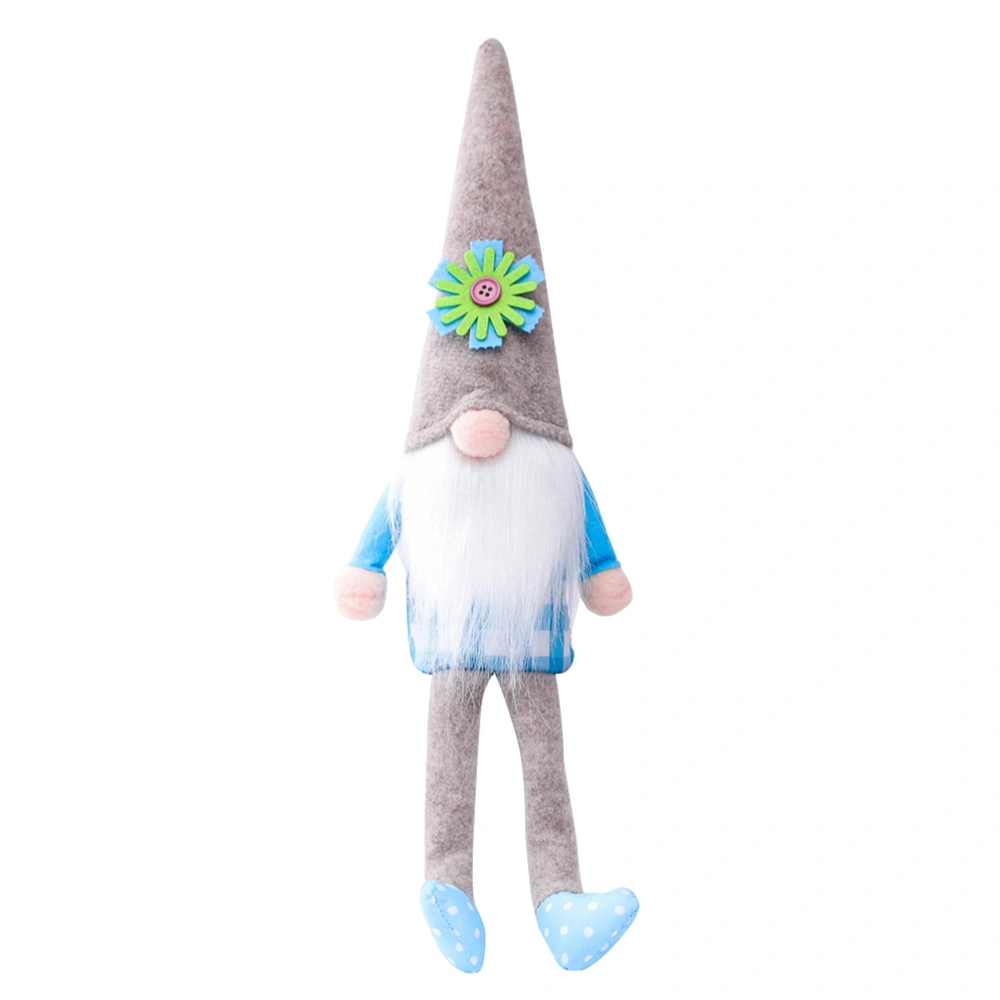 1pc Gnome Doll Gift Elf Plush Cloth Doll Home Office Desktop Adornment