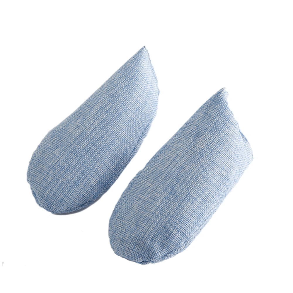 1 Pair of Shoe Deodorant Dryer Deodorizer Bamboo Charcoal Bag for Shoes Closet Drawer (Light Blue)