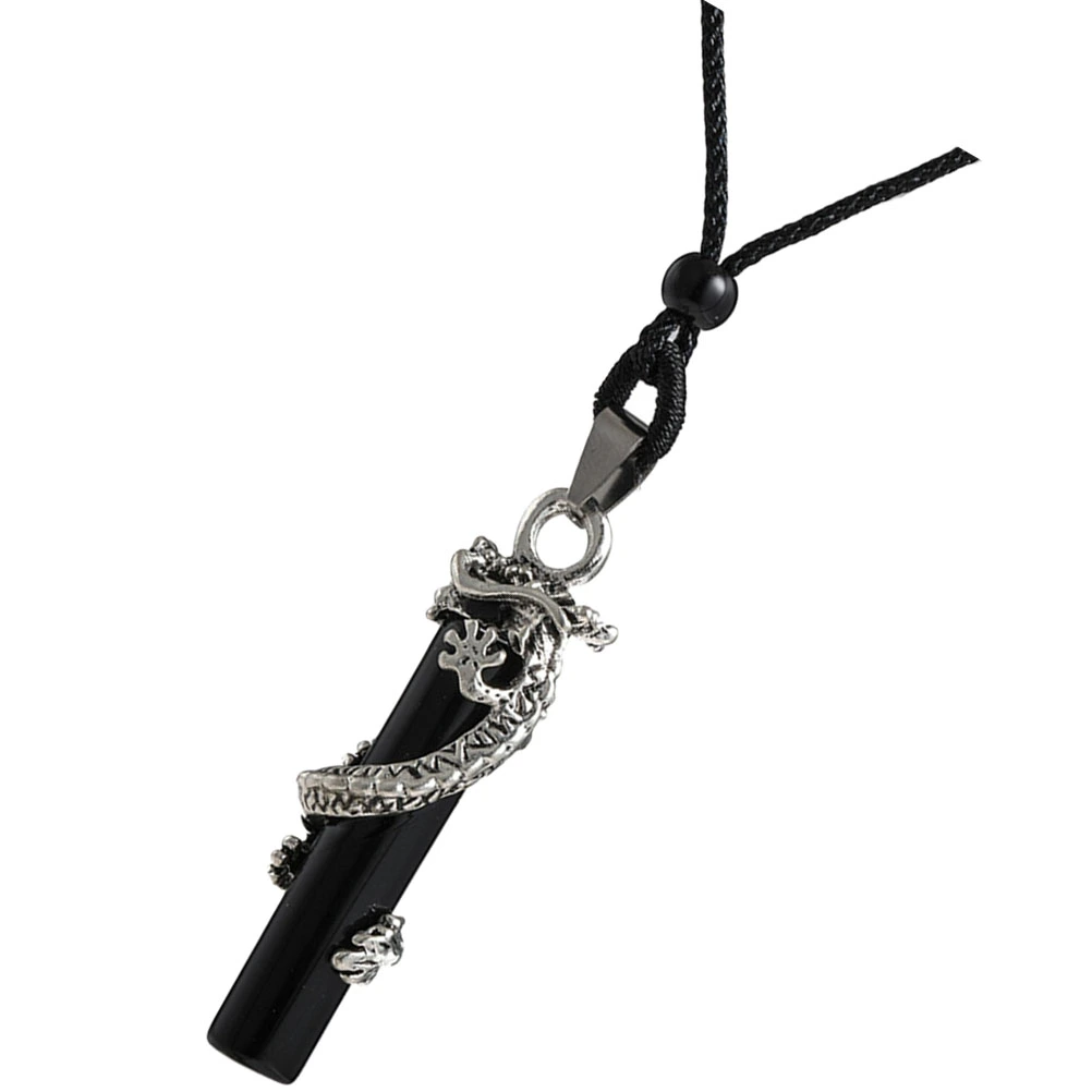 Pillar Dragon Necklace Men Neck Chain Beach Necklace Personalized Neck Jewelry