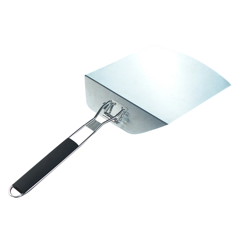 Square Cake Transfer Shovel Stainless Steel Shovel with Folding Handle