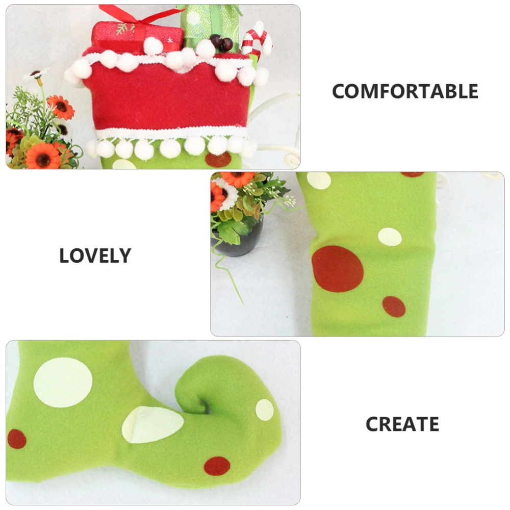 Christmas Boots Storage Bag Creative Candy Storage Hanging Pendant Adornment