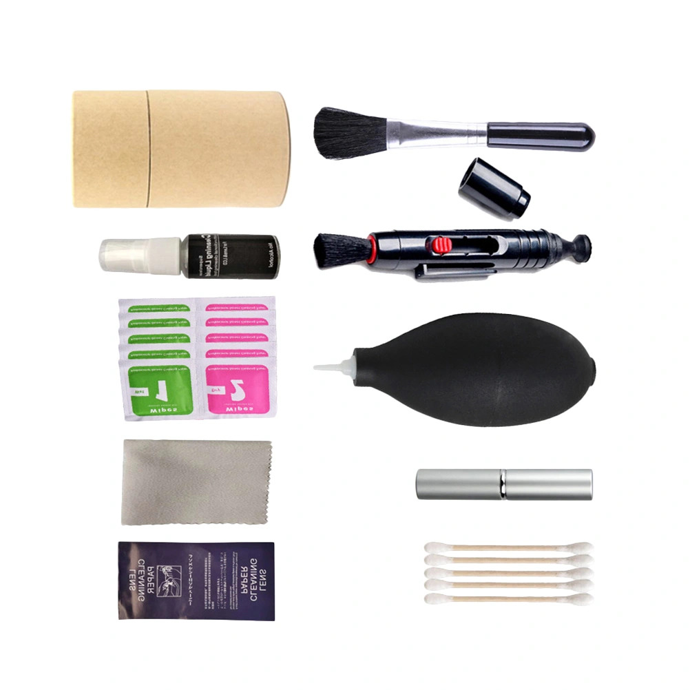 1 Set 9 In 1 Camera Lens Cleaning Device Set Complete Digital Camera Cleaning Supplies Kit Multi-purpose Camera Lens Cleaning Accessories
