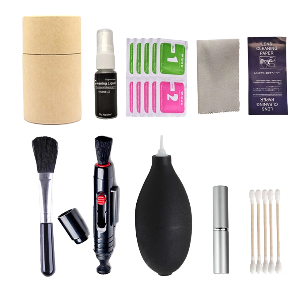 1 Set 9 In 1 Camera Lens Cleaning Device Set Complete Digital Camera Cleaning Supplies Kit Multi-purpose Camera Lens Cleaning Accessories