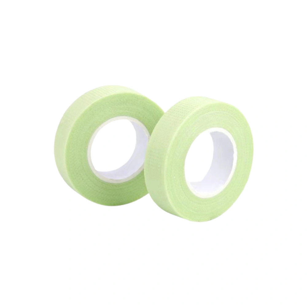 2Pcs Eyelashes Extension Tape Breathable Hole Tape Eyelashes Grafting Tape Eyelash Grafting Fixed Isolation Tape Green