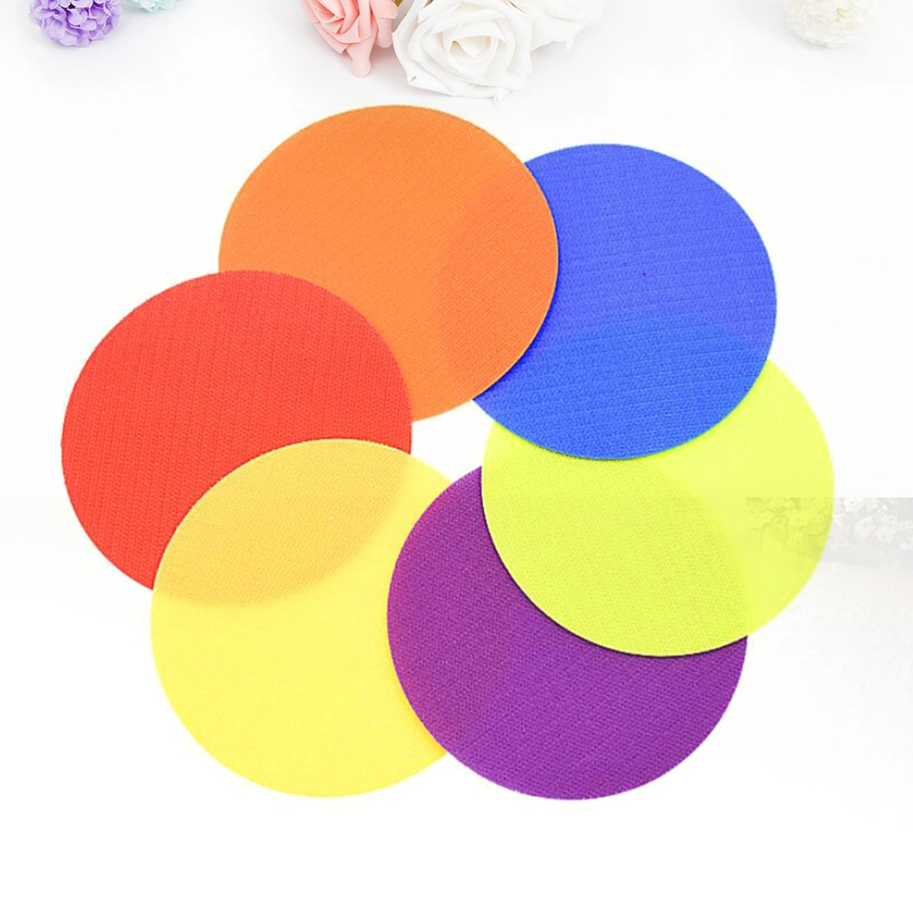 30pcs Carpet Sticker Positioning Mark Sticker Round Shape Design Creative Durable for Home (Circular Diameter 125MM)