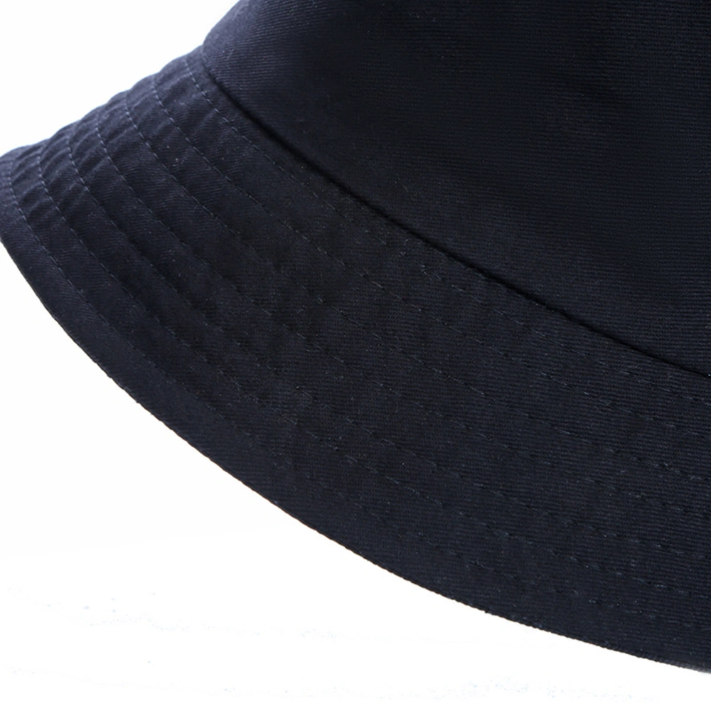 Women Men Sun Hat Outdoor UV Protection Summer Fisherman Hat Bucket Hat Summer Beach Sun Protection (Black)