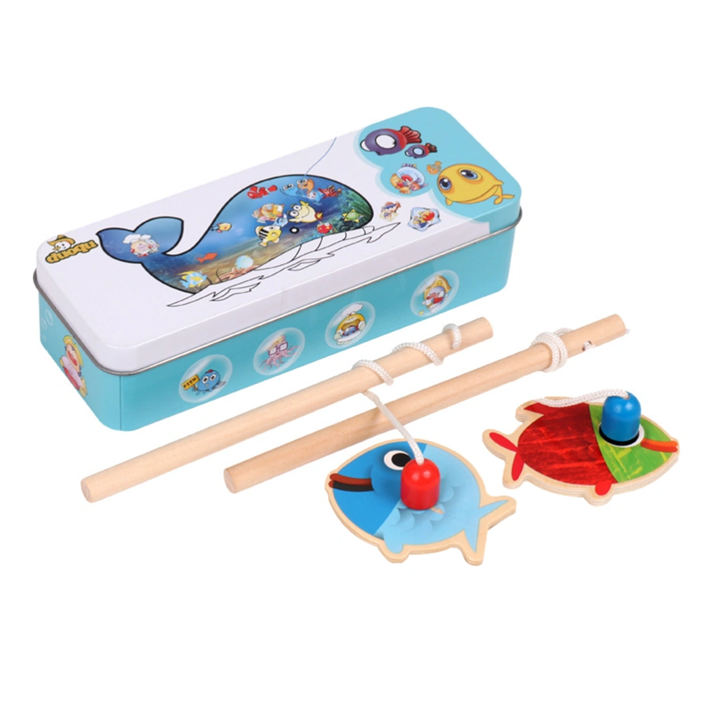 1 Set Educational Playing Fish Toy Fish Toy Set Fancy Toy Angling Toy