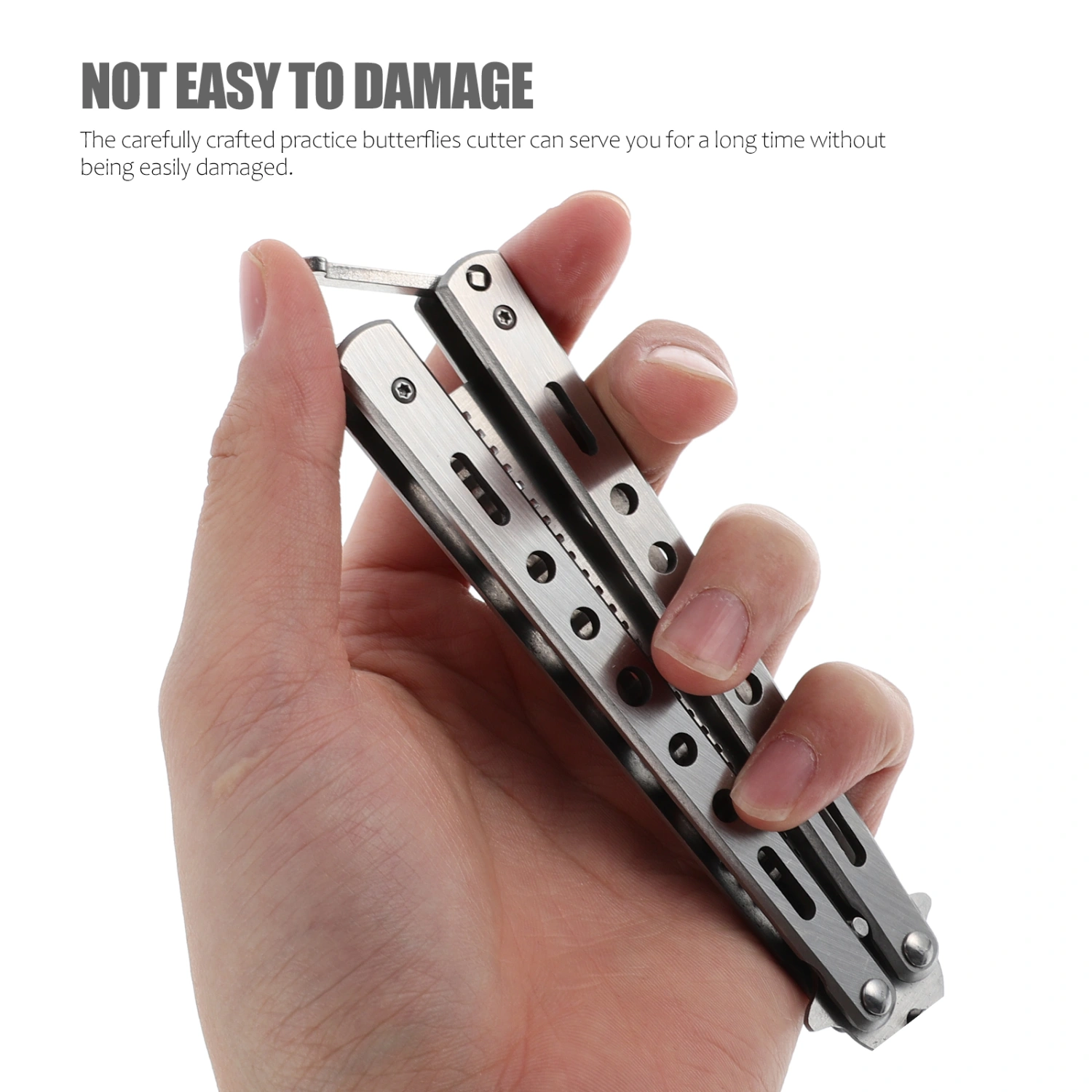 1pc Practice Training Cutter Portable Dull Pocket Trainers without Blades