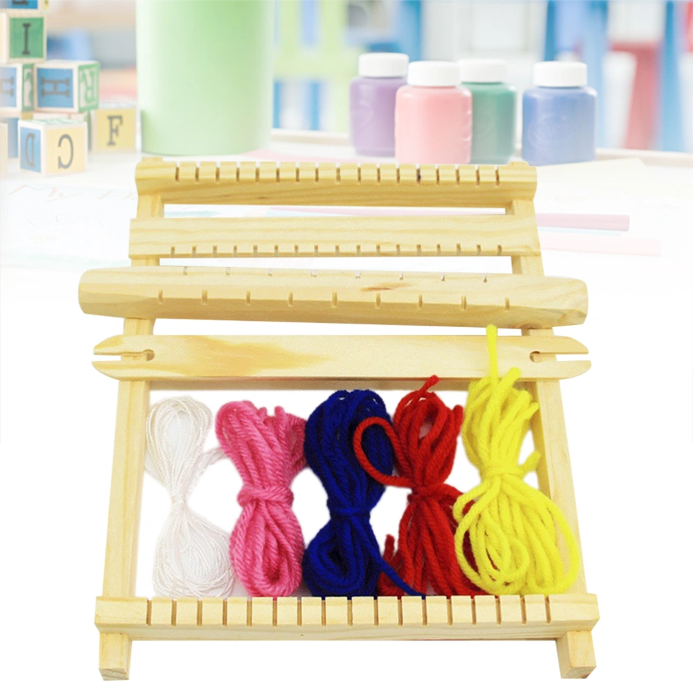 Small Size DIY Hand-Knitting Wooden Loom Toys Children Weaving Machine Intellectual Development Technology Production