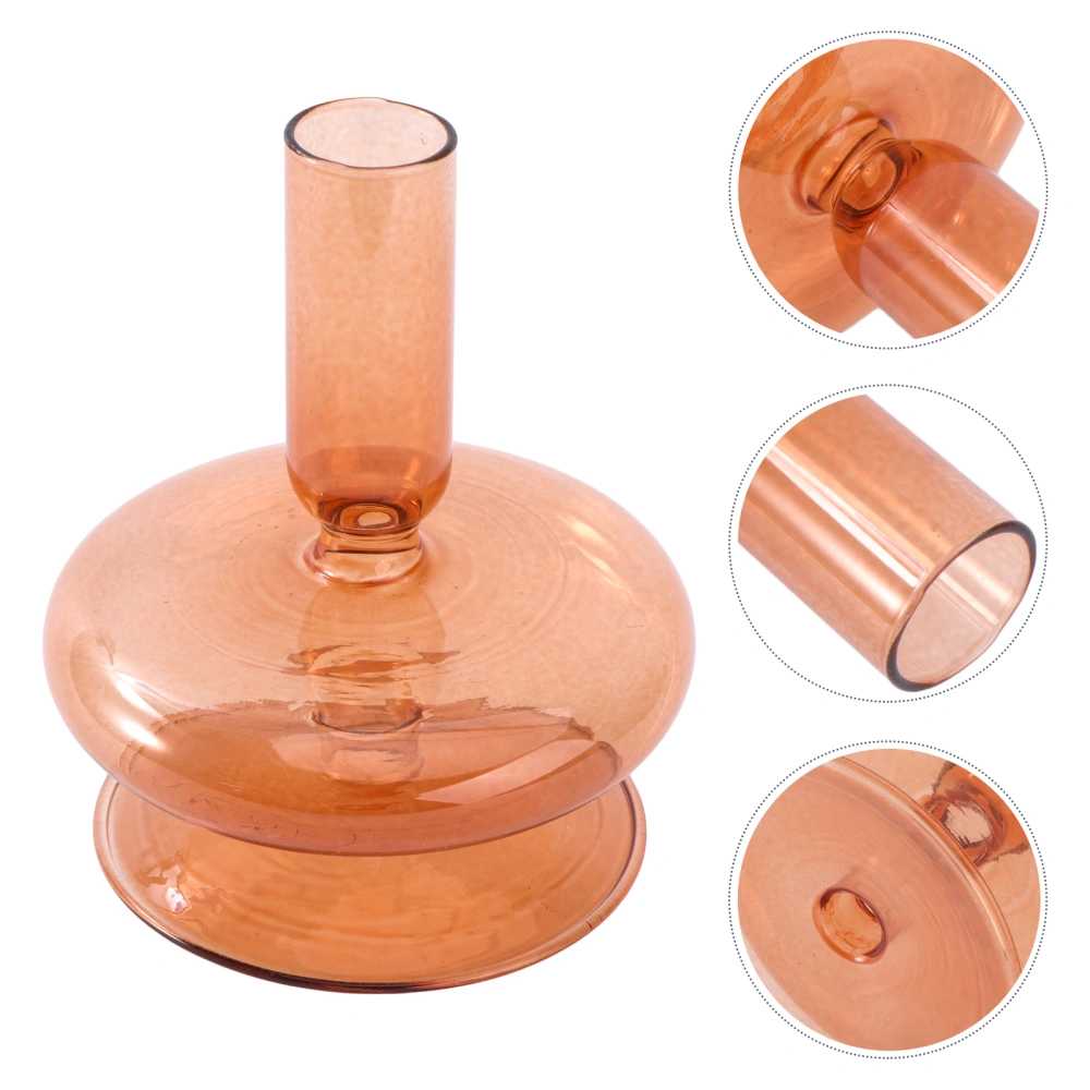 Glass Candle Holder Table Decorative Candlestick Creative Table Adornment