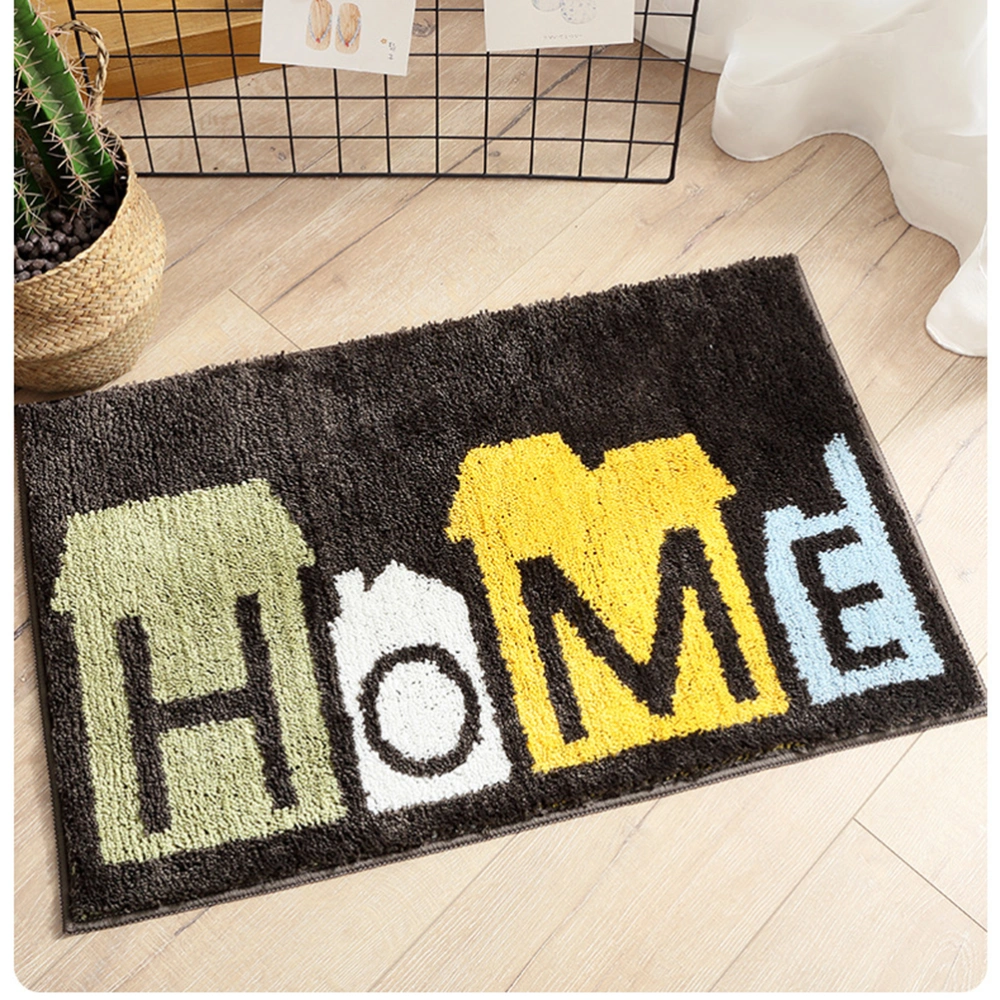 Welcome Floor Mats for Entrance Rubber Anti-Slip Doormat Kitchen Mats Living Room Bathroom Carpet Home Letters Printed Area Rug