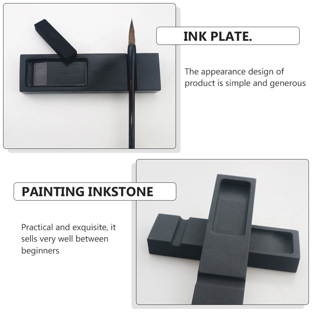 Chinese Painting Inkstone Shaped Inkstone Traditional Inkslab