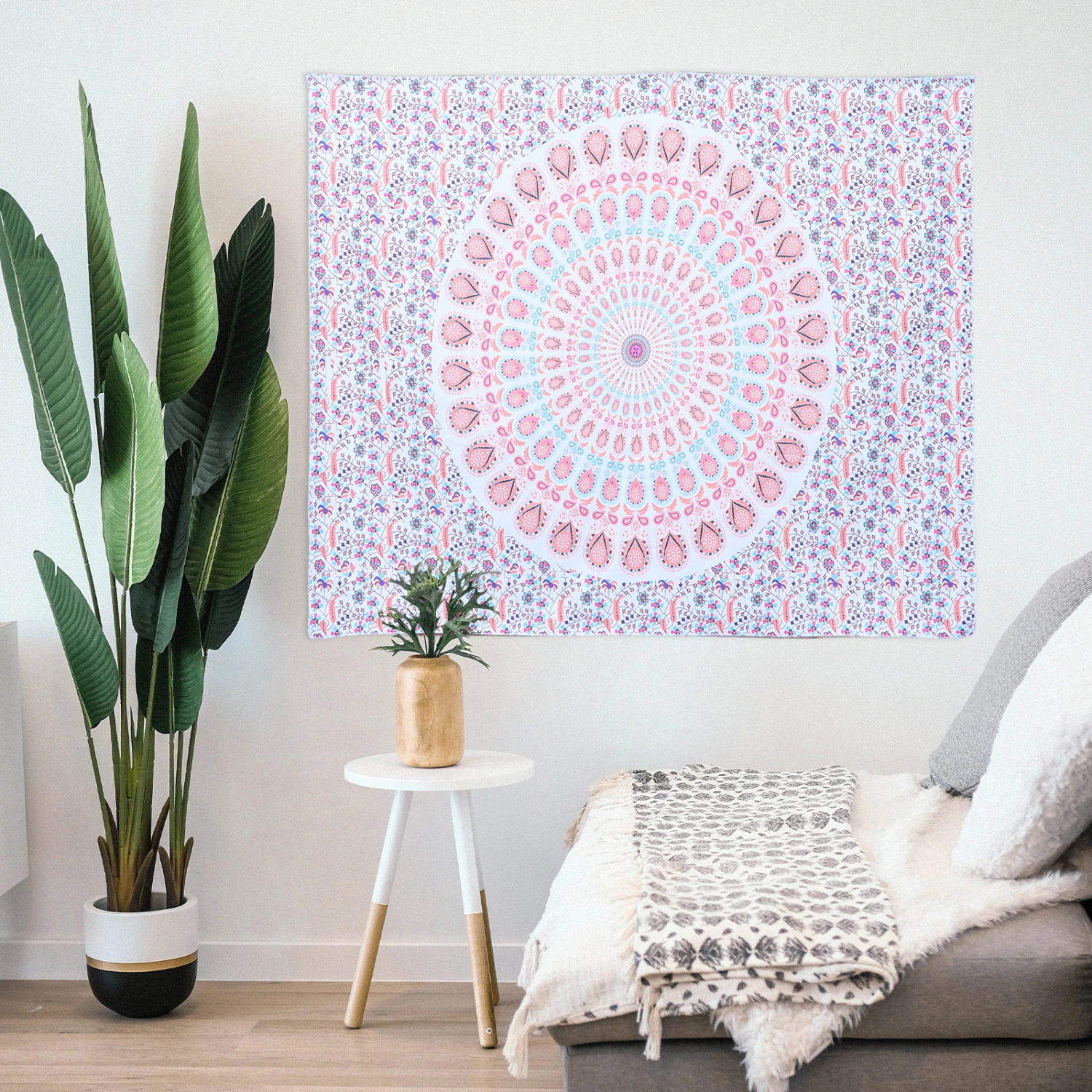 1pc Bohemian Style Printing Tapestry Beach Sitting Tapestry Wall Hanging Tapestry