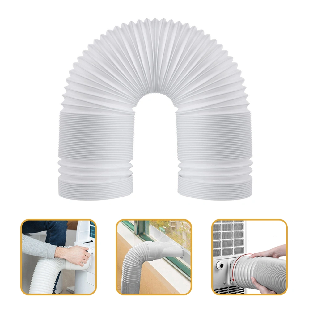 Portable Air Conditioner Hose Universal Flexible AC Vent Replacement Tube with Adapter