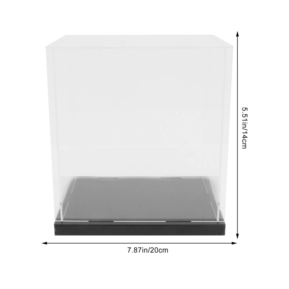 1PC Acrylic Display Box Transparent Handmade Model Display Case (Transparent)