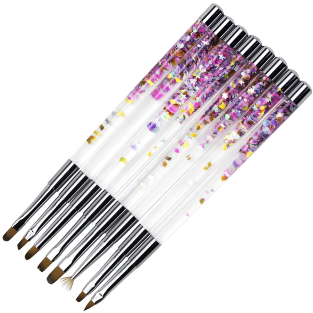 Flower Painting Liner UV Gel Phototherapy Pen Sequin Manicure Drawing Brushes Nail Art Tool (2)