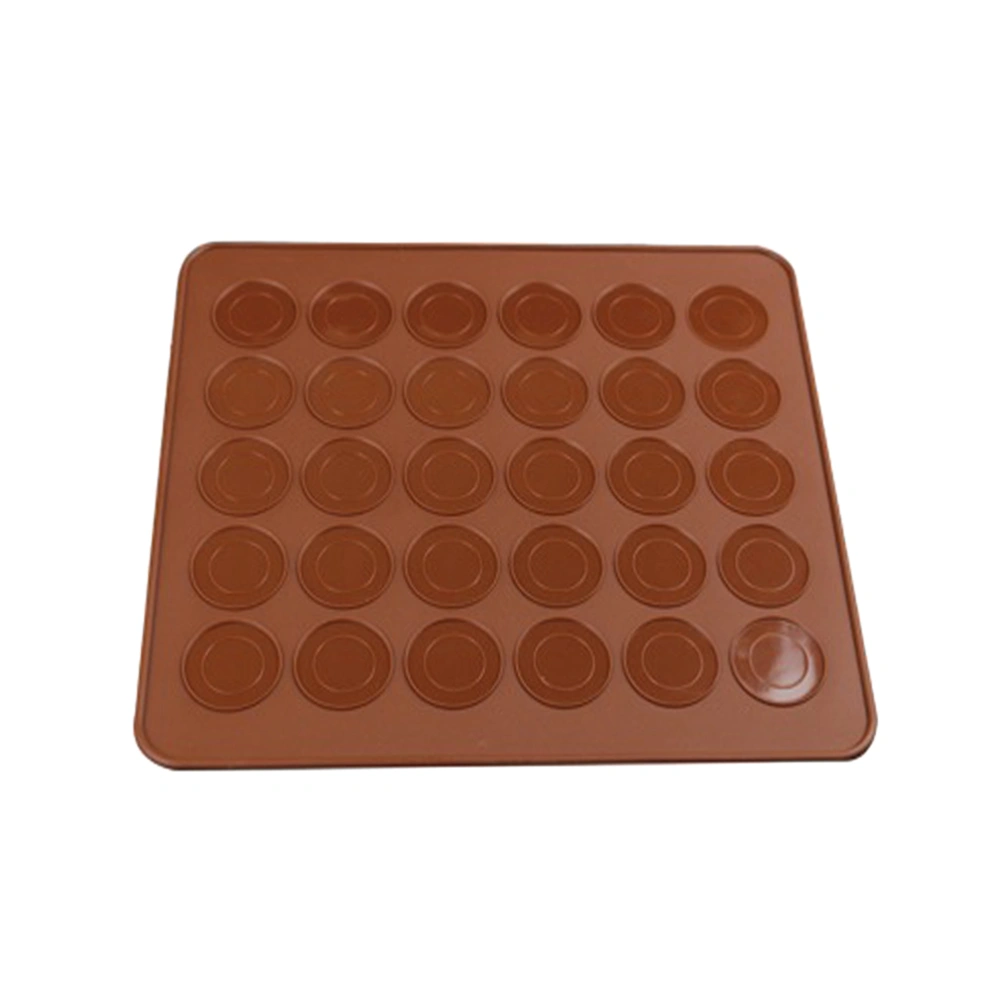 Silicone Macaron Baking Mold Pastry Baking Mat Capacity 30