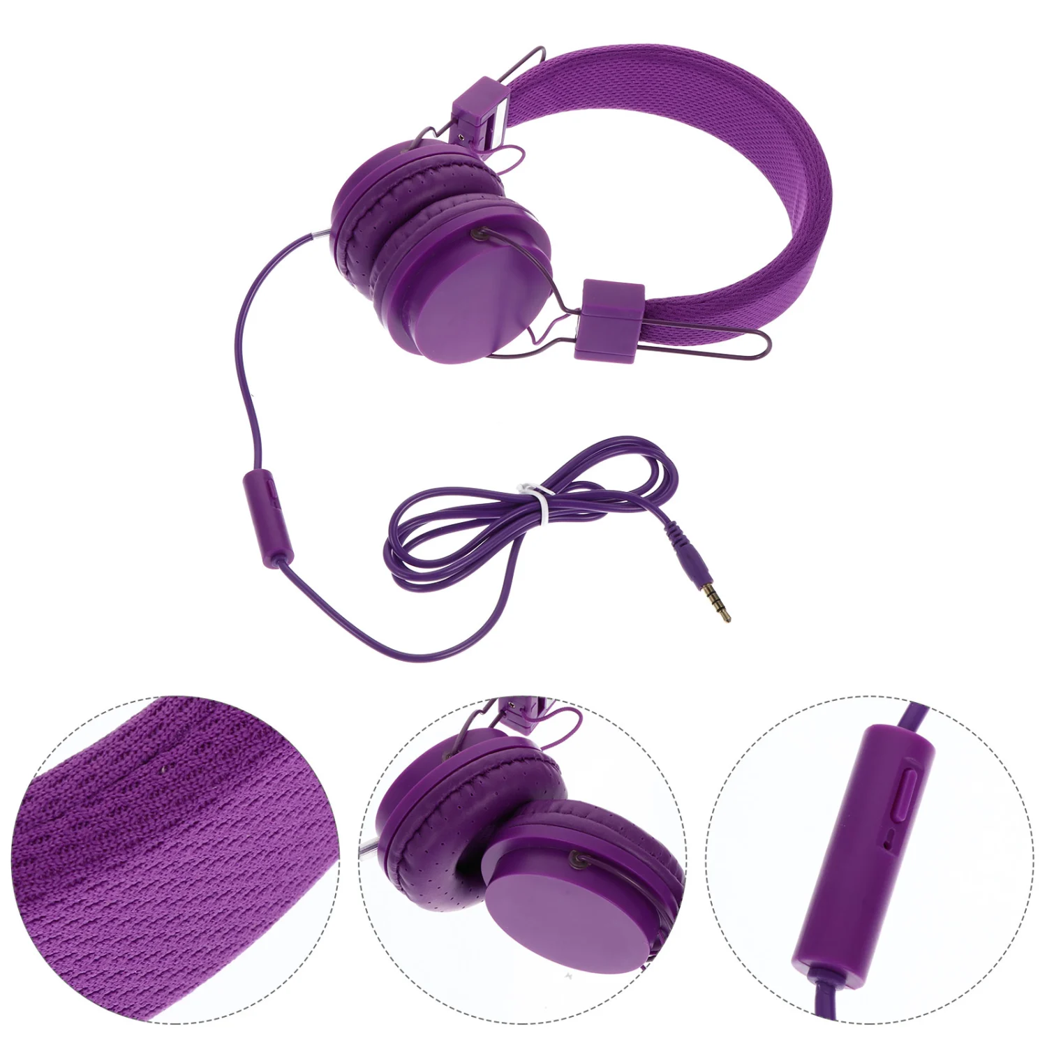 Fashion Headset over-ear Headphone Wired Game Earphone Simple Gaming Headphone