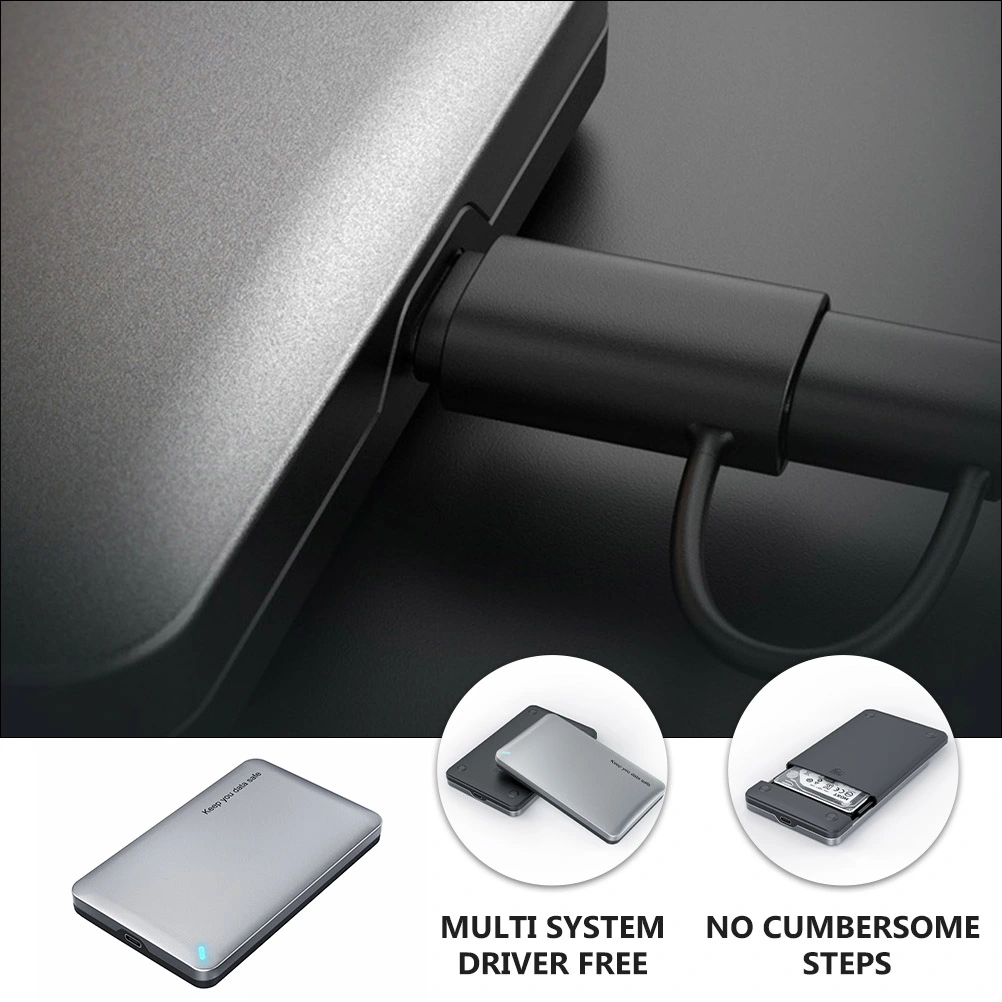 HDD Enclosure 2.5 inch SSD Enclosure USB Type-C Portable SATA Hard Disk Case