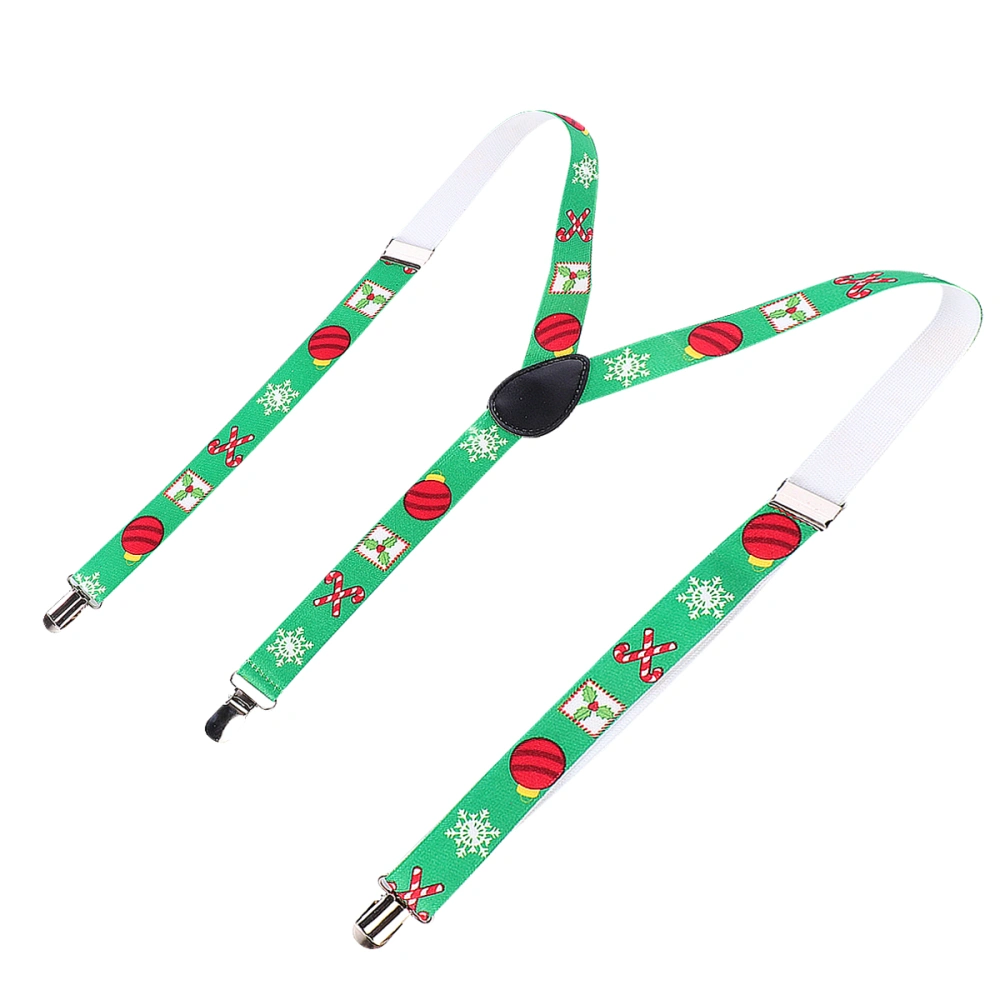 Christmas Suspenders Male Casual Suspenders Trousers Strap Father Gift Supplies