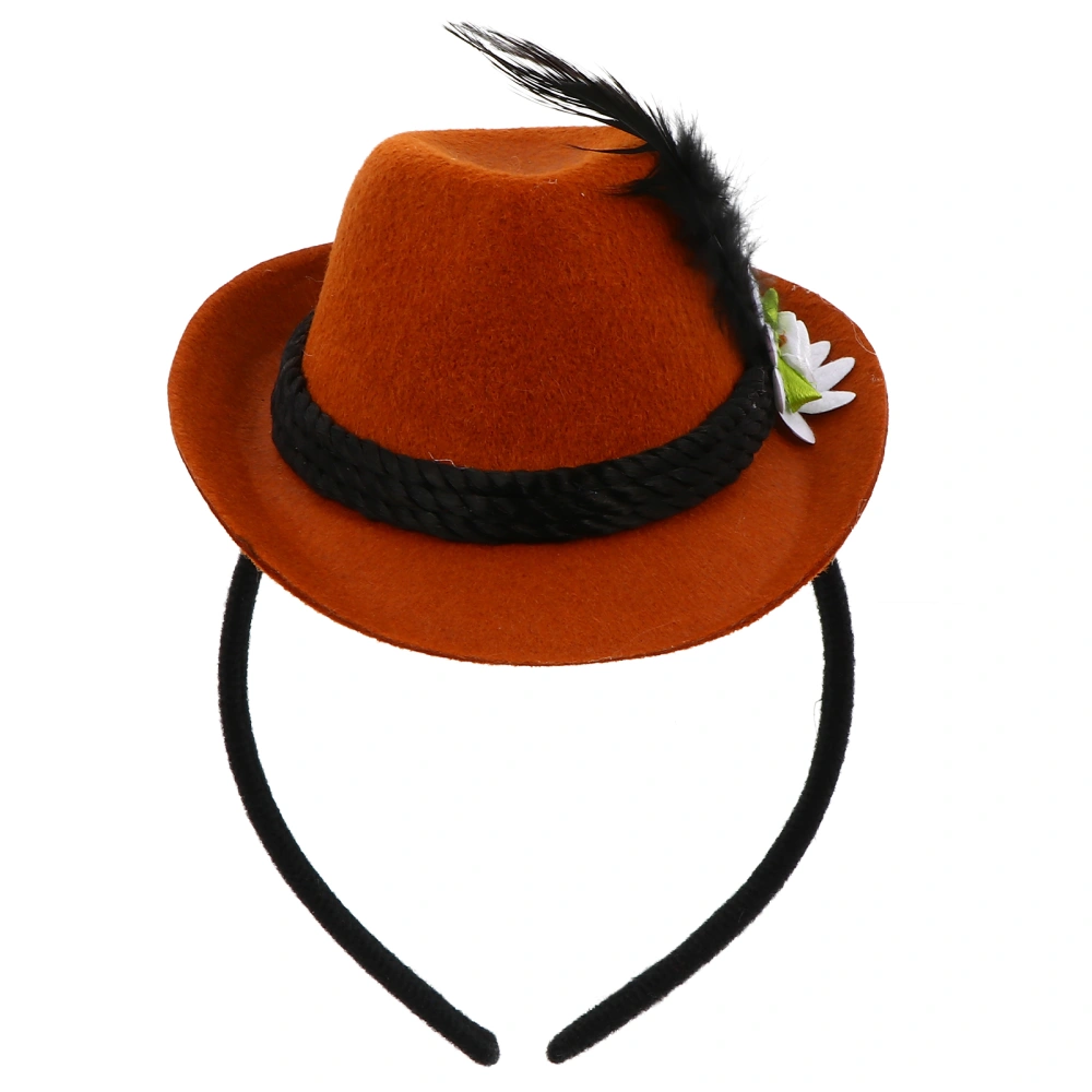 1pc Male Party Cowboy Hat with  Carnival Party Performance Decorative Hat