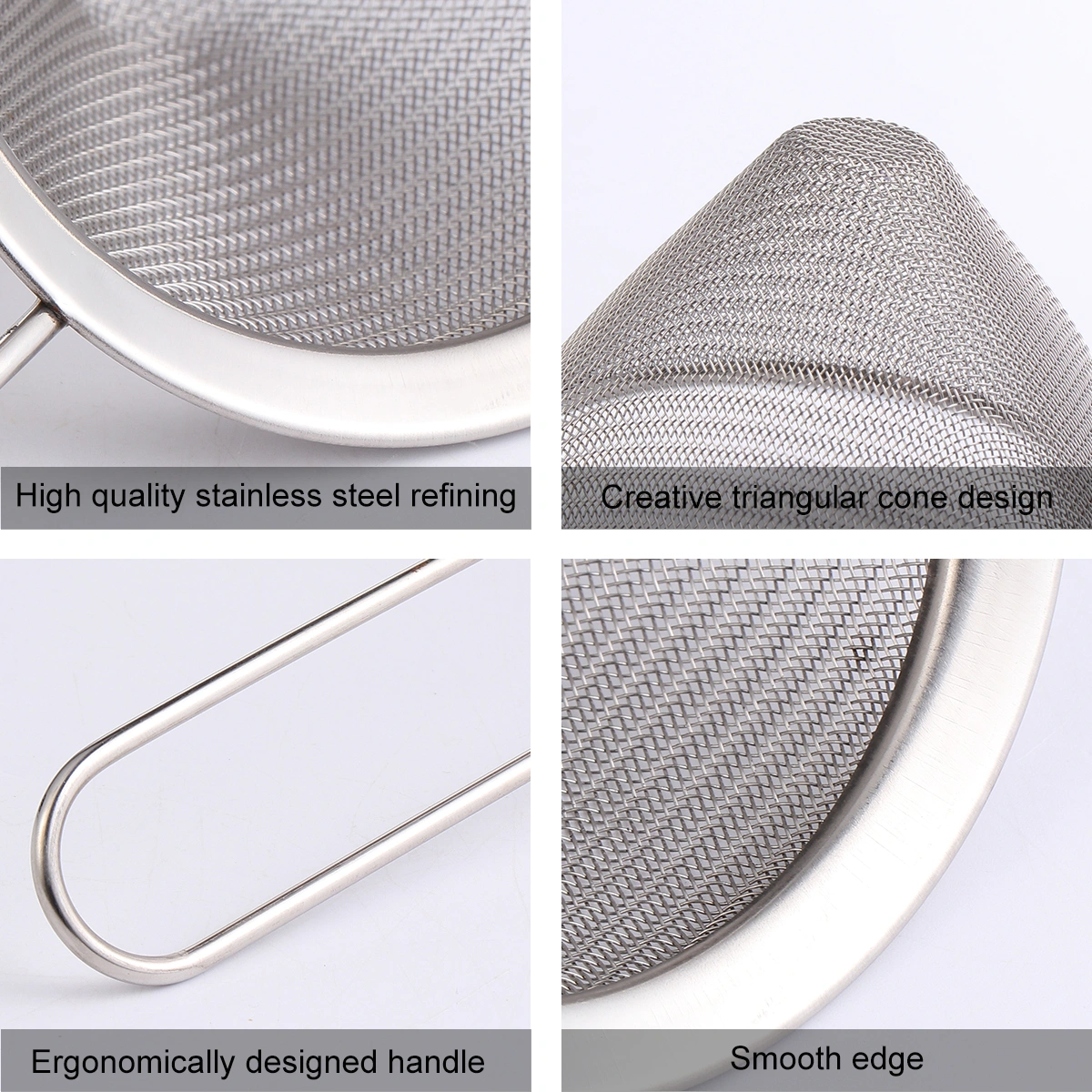 1pc Cone Shape Ice Drainer Filter Juice Residue Strainer Draining Tool for Bar