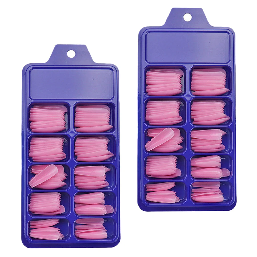 200pcs Press on Nails False Nails Artificial Nail Tips Ballerina Fake Nails