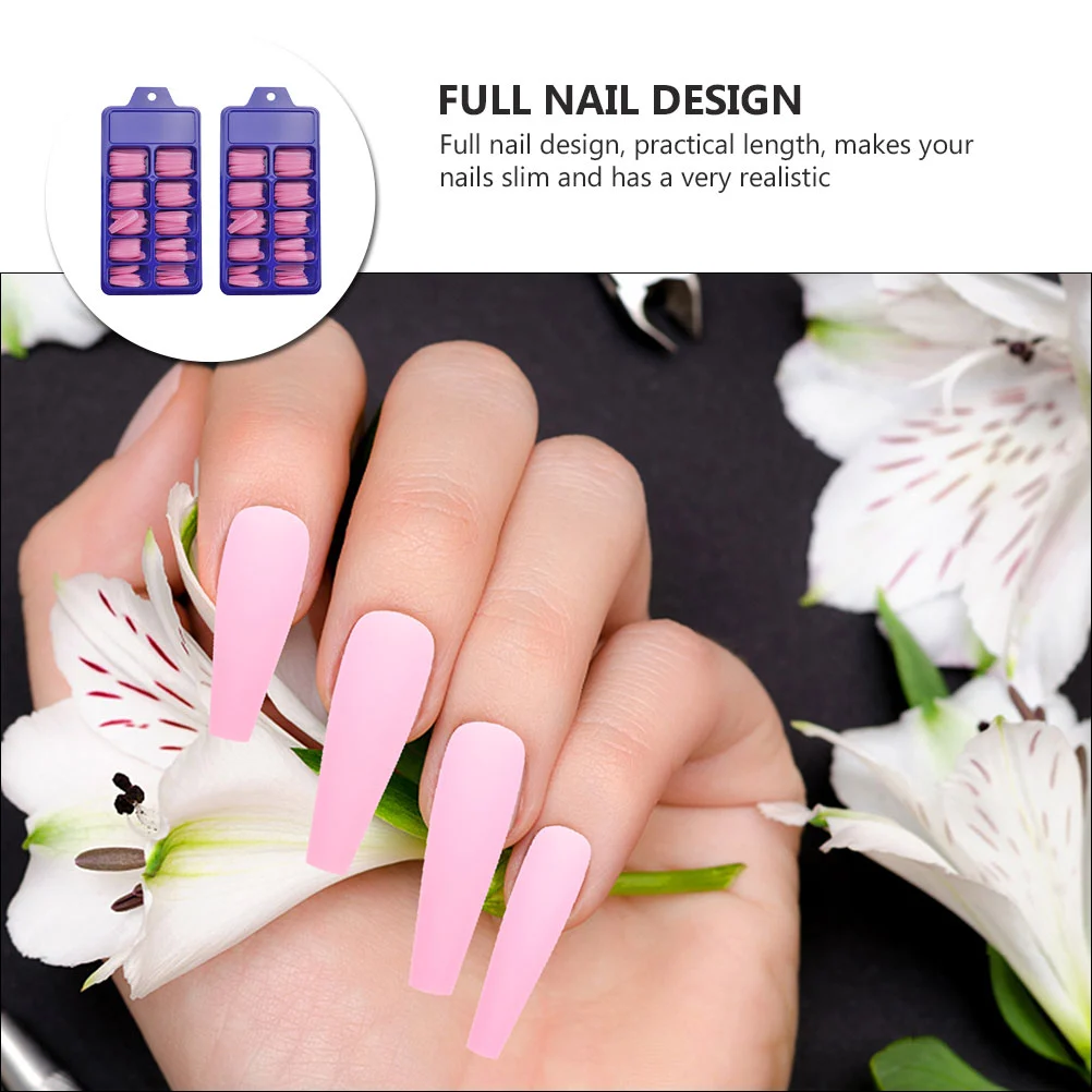 200pcs Press on Nails False Nails Artificial Nail Tips Ballerina Fake Nails