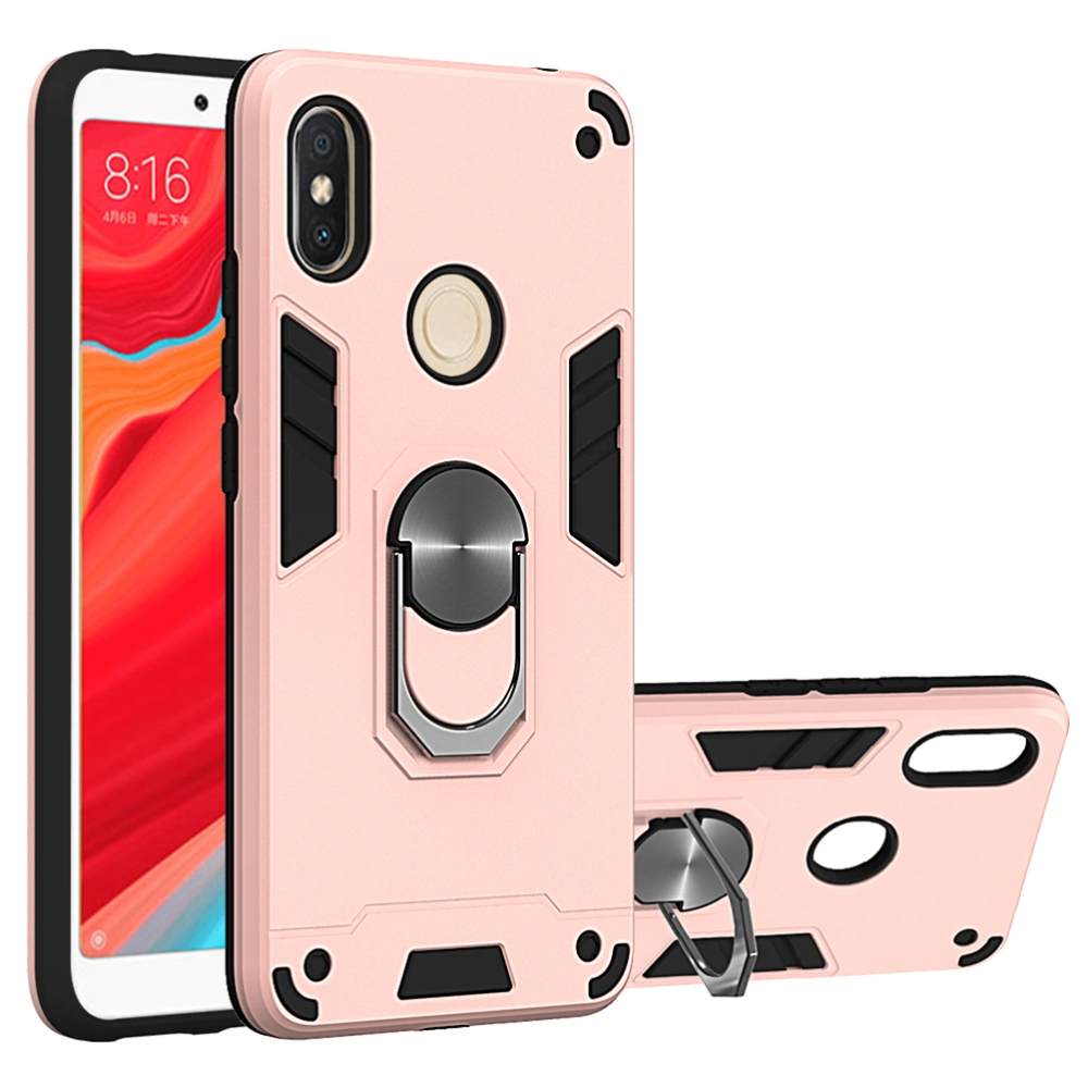 Hard Shell Phone Protective Case With Stand Compatible For Redmi S2 Y2