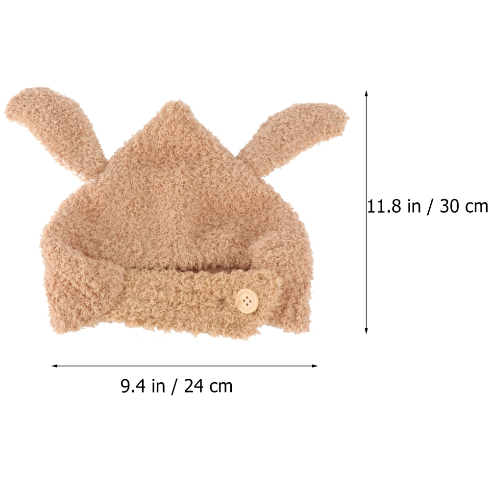 1pc Baby's Winter Ear Hat Infant Cotton Headgear Adorable Warm Rabbit Ear Hat