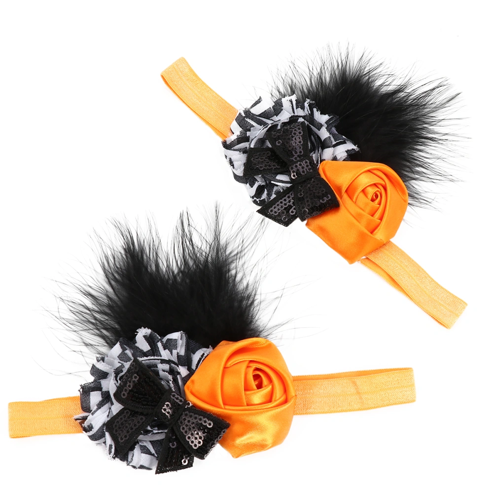 2PCS Baby Kids Halloween Special Headband Creative Headwear for Halloween Party