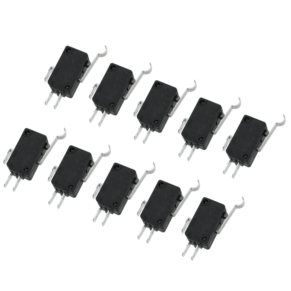 10 Pcs Limit Switch Waterproof Momentary Push Button Switch 3 Long Hinge Lever Micro Switch