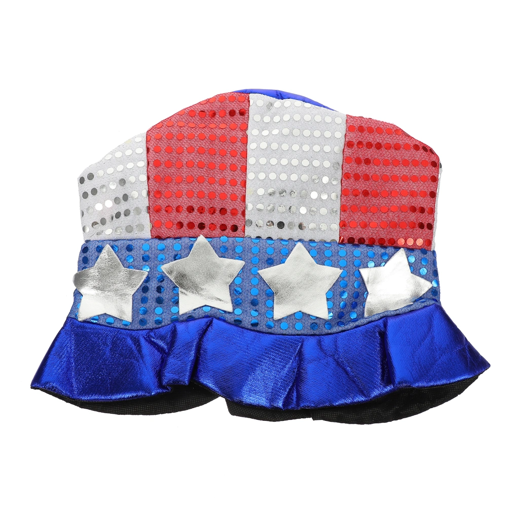 American Flag Hat Independence Day Classic Stovepipe Hat USA American Flag Hat