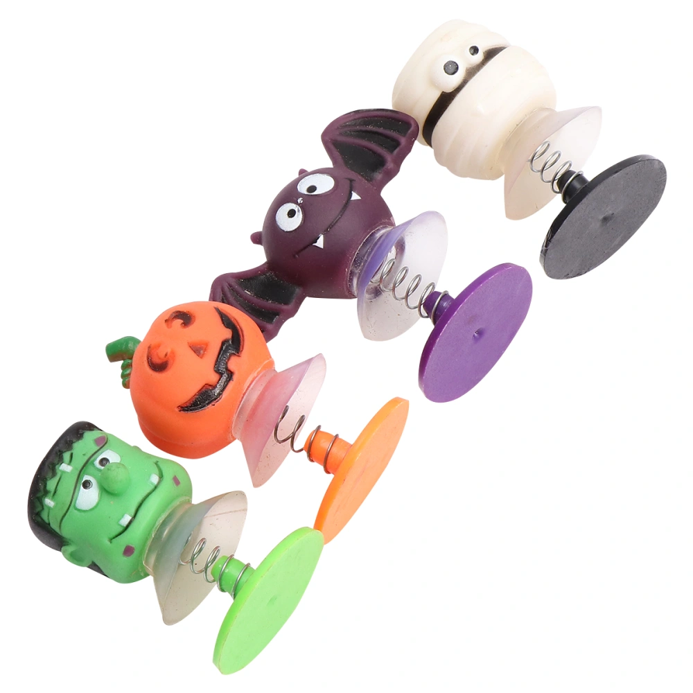 4pcs Halloween Bounce Grimace Style Creative Toys Funny Jump Props Festival Gift Toys