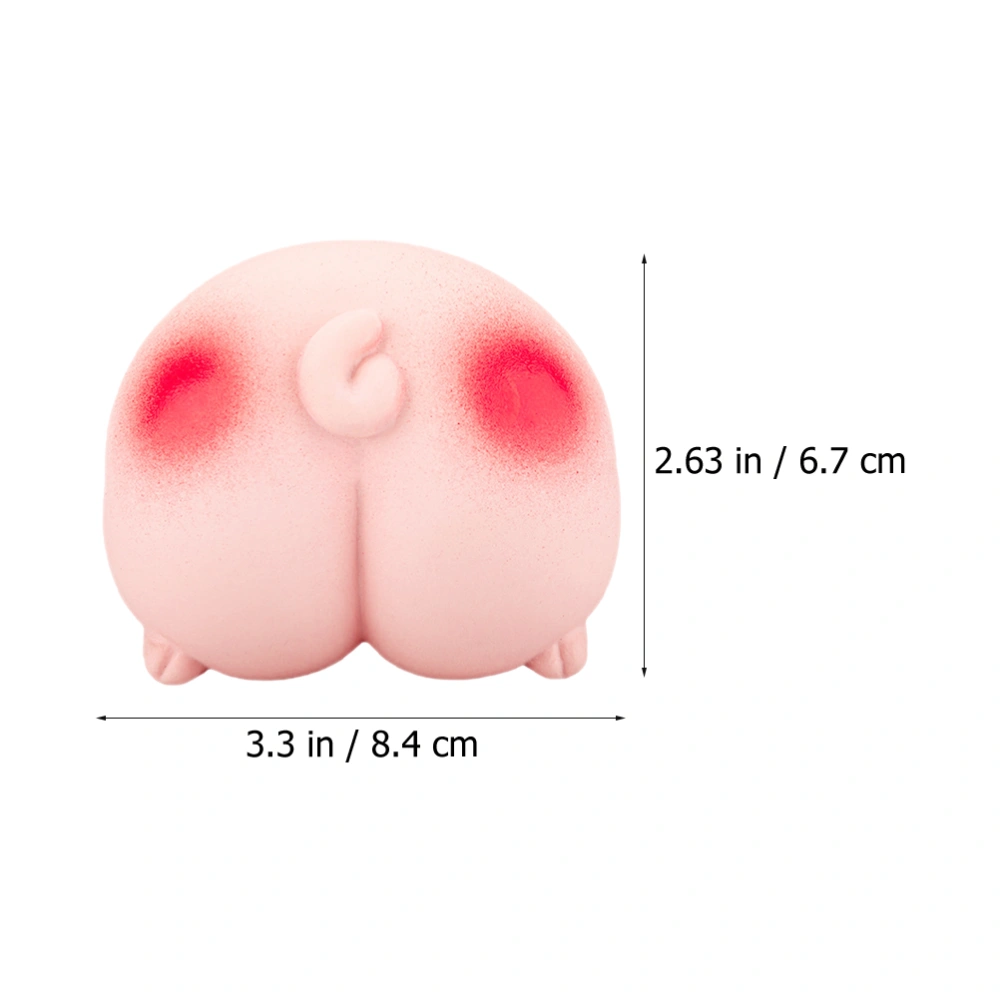 Creative Pink Ass Designed Puppy Toy Bite Resistant Dog Toy Dog Chewing Plaything (Pink)