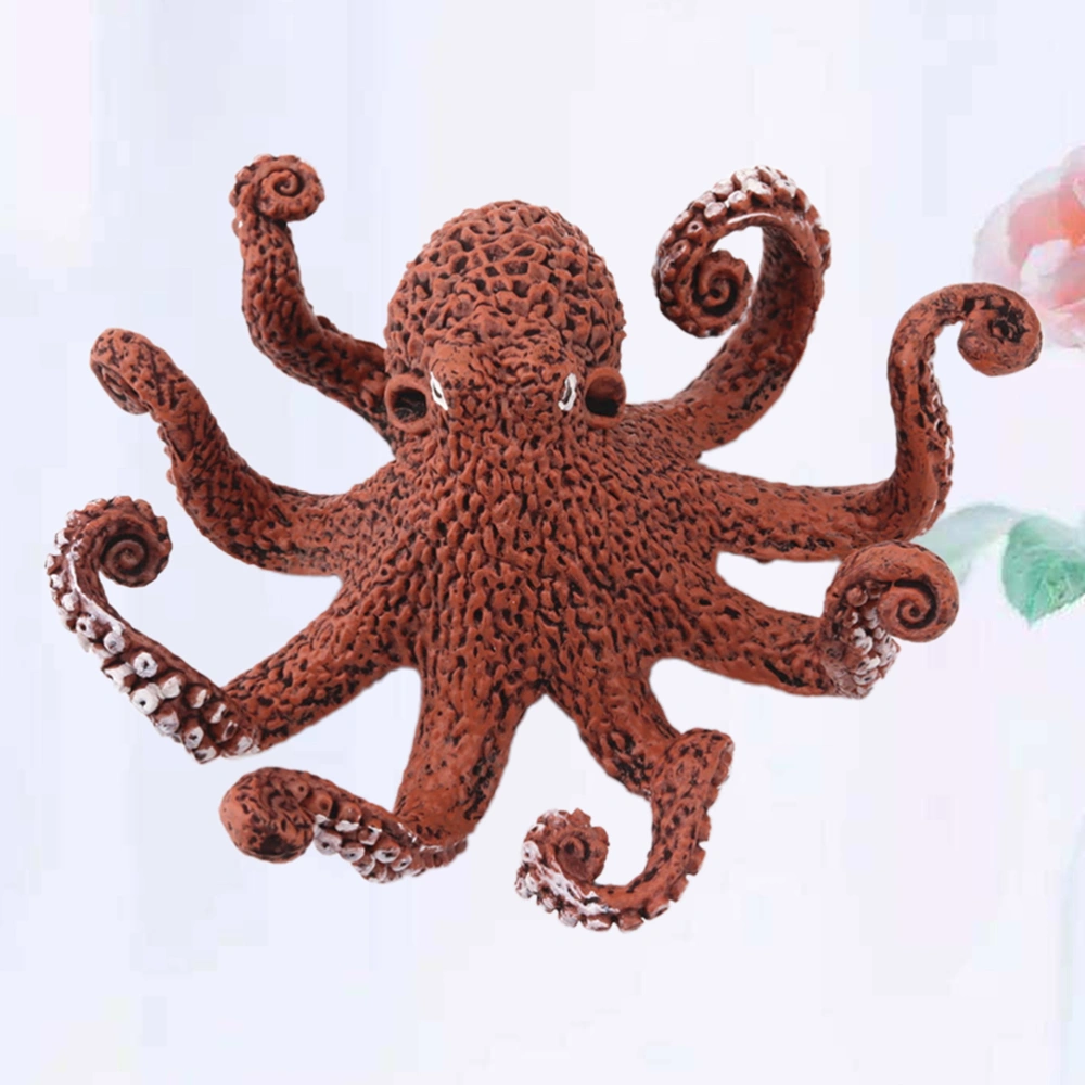 1PC Solid Static Octopus Model PVC Marine Organism Model Statue Toy for Kids Children