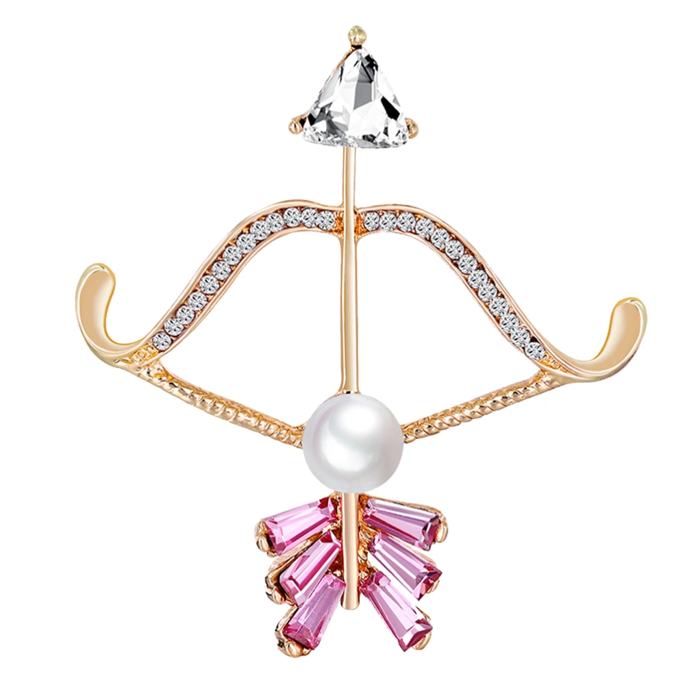 1Pc Unique Arrow Shaped Brooch Creative Fashion Breastpin Women Alloy Jewelry