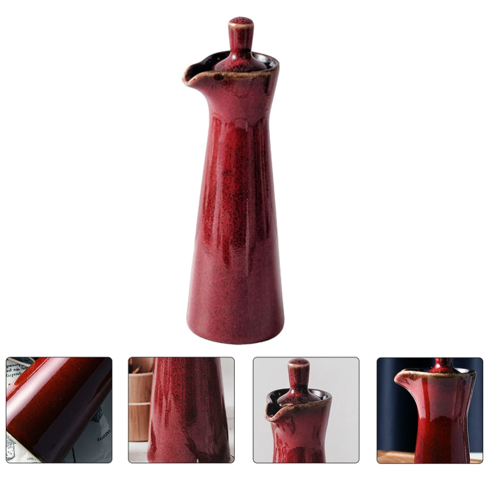 Japanese Style Condiment Bottle Multi-functional Oil Bottle Ceramic Seasoning Bottle