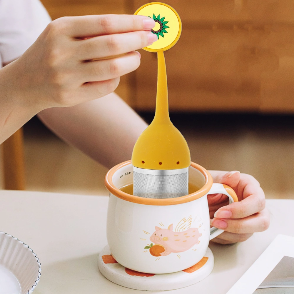 Practical Tea Strainer Creative Tea Percolator Stainless Steel Tea Filter