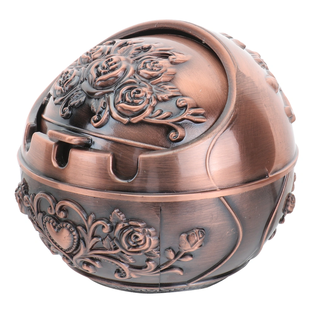 Decorative Ashtray with Lid for Cigarettes Smoking Ash tray Holder for Smoker