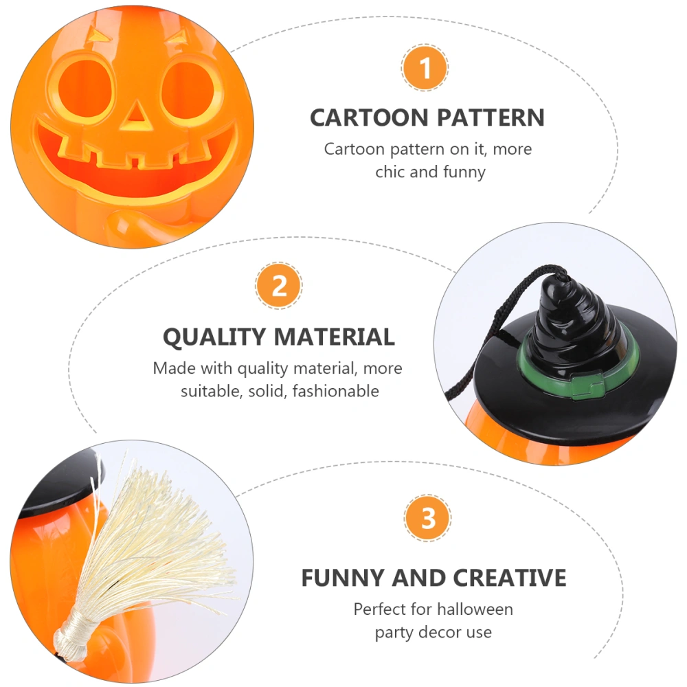 1Pc Halloween LED Pumpkin Lamp Decorative Pumpkin Lamp Halloween Party Light