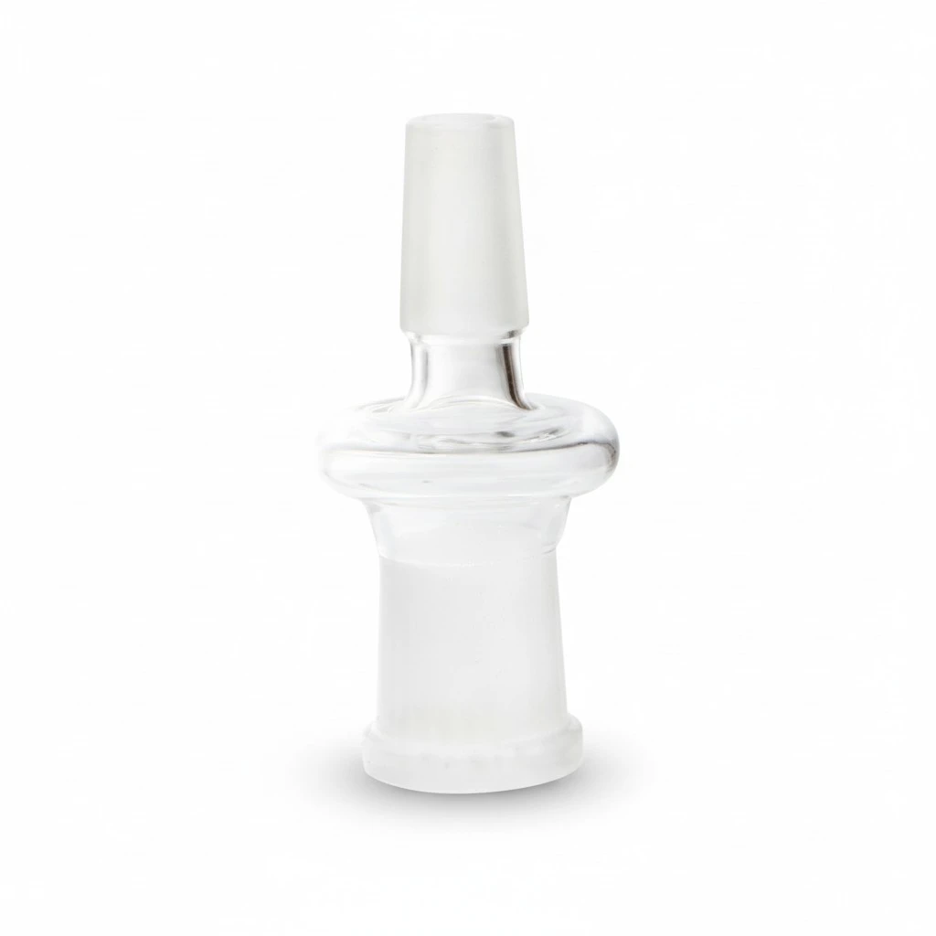 Glass Tube Adapter Clear Scientific Glass Tube Adapter 14mm Male to 19mm Female