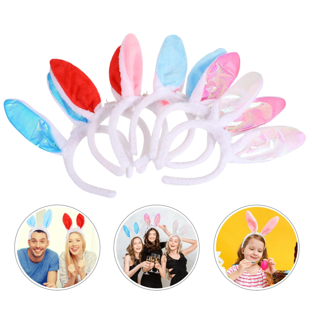 6pcs Practical Hair Supplies Crafted Hair Props Bunny Ears Creative Head-wraps