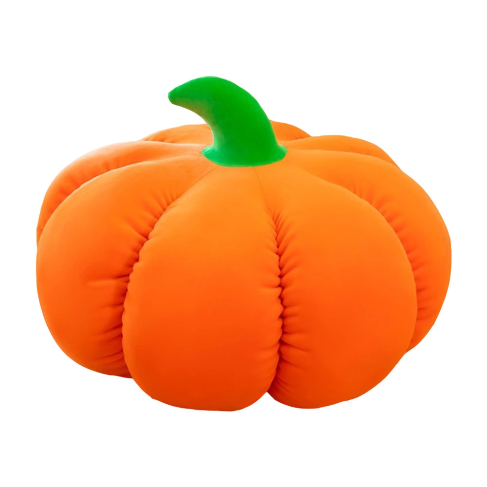 1Pc Pumpkin Toy Creative Fuzzy Pillow Cushion for Halloween Decoration