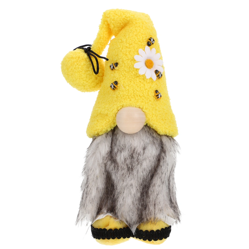 Bee Festival Gnome Creative Bee Dwarf Doll Festival Desktop Adornment Photo Prop