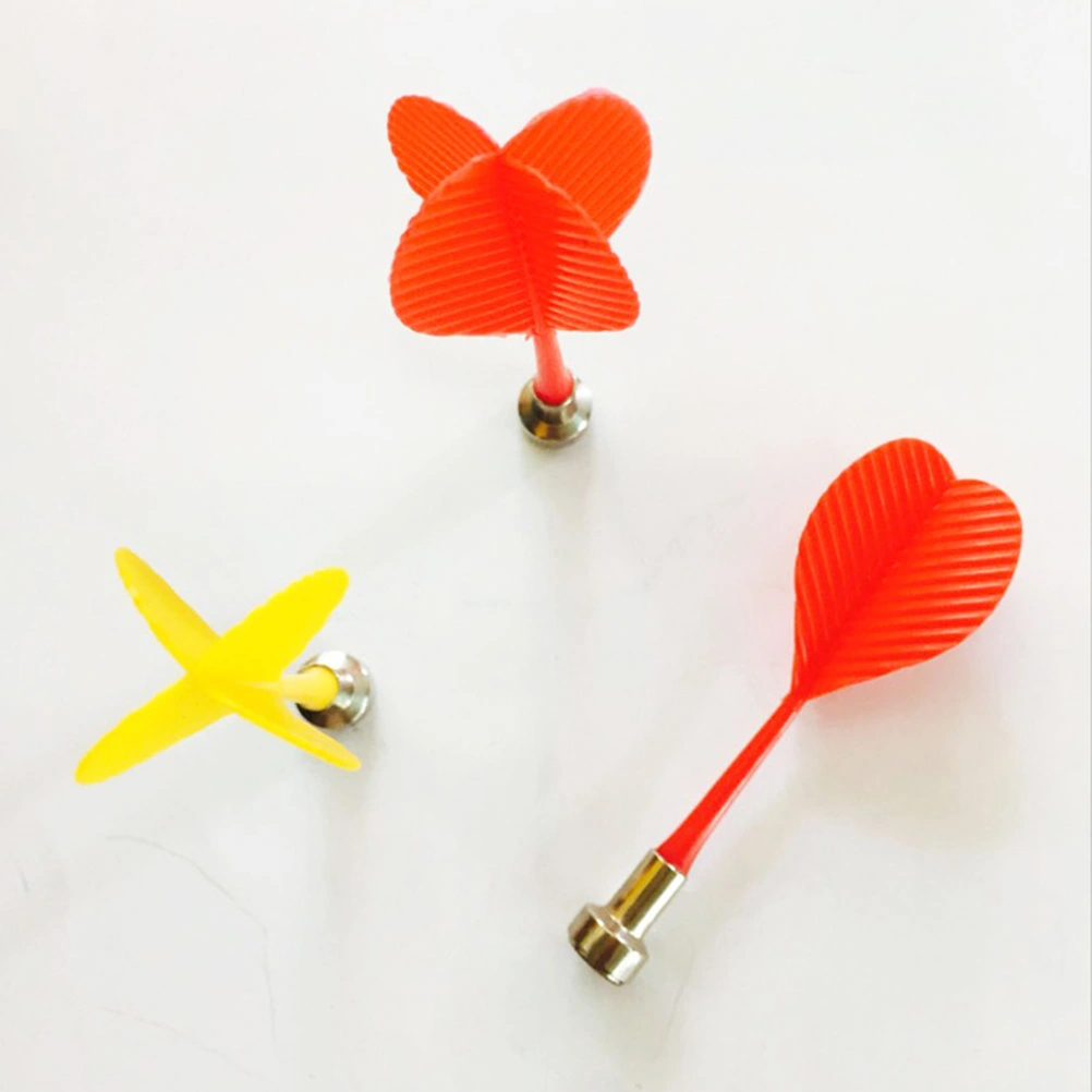 6PCS Magnetic Dart Board Dedicated Magnetic Darts Safety Magnet Dart Head(Random Color)