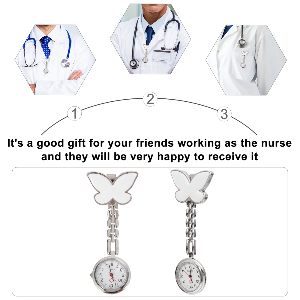 Women Watch Doctor Nurse Fob Clip On Brooch Watch Hanging Pocket Watch