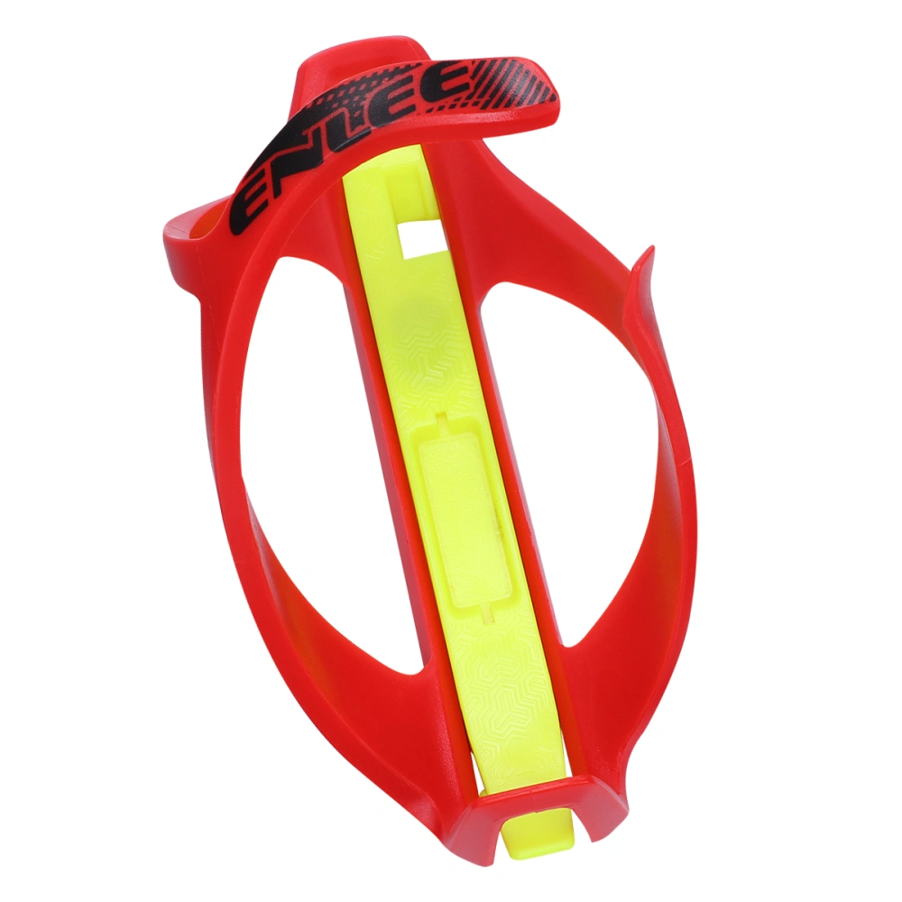 1Pc Two-in-one Universal Water Bottle Holder Tyre Spoon Set Bottle Cup Organizer Type Repair Kit (Red Water Bottle Holder+Yellow Tyre Spoon)