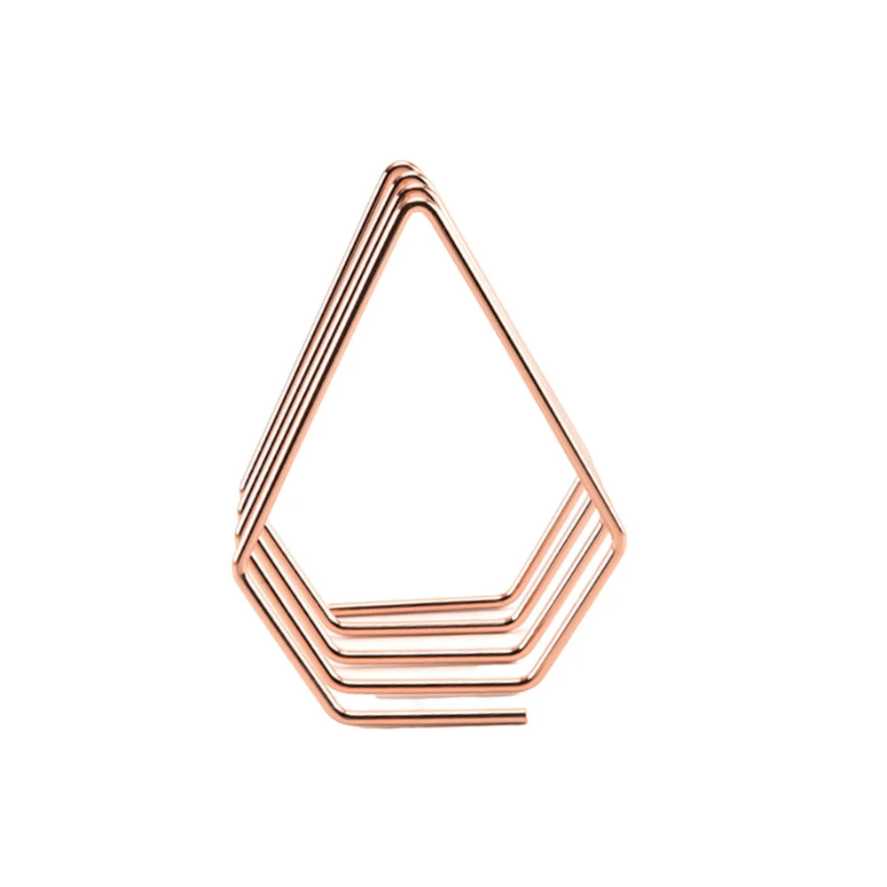 1PC Simplicity Iron Bookrack Creative Modern Book Shelf Book Magazine Organizer Holder (Rose Gold)